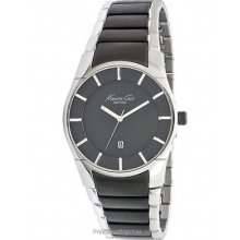 Kenneth Cole Mens Slim Watch Gunmetal Dial Gunmetal and KC9036