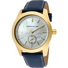 Kenneth Jay Lane Watches Women's White MOP Dial Goldtone IP SS Case Na