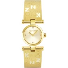 Kenzo Designer Women's Watches, Sakura - Gold Bracelet Watch