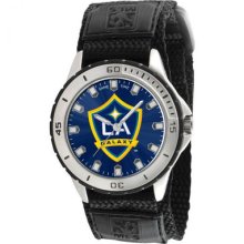 La Galaxy Soccer Mls Wrist Watch Velcro Strap Kid Child Boy Children