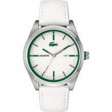 Lacoste Montreal White Leather Mens Watch 2010595