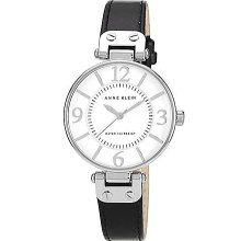 Ladies' Black Leather Watch