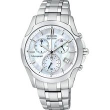 Ladies' Citizen Regent Chronograph Bracelet Mother of Pearl Dial Watch