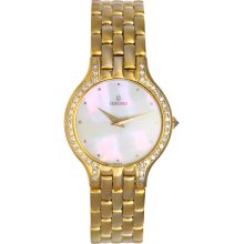 Ladies Concord 14K Gold & Diamond Mother-Of-Pearl Watch