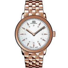 Ladies' Double 8 Origin Rose Gold Watch with Diamonds