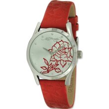 Ladies Ed Hardy Bliss Red Watch