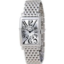 Ladies Medium Franck Muller Long Island White Gold 952QZO Watch