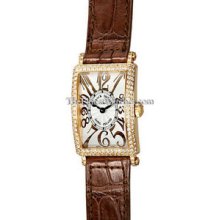 Ladies Medium Franck Muller Long Island Yellow Gold 952QZRELD Watch