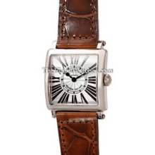 Ladies Medium Franck Muller Master Square Steel 6002LQZRELR Watch