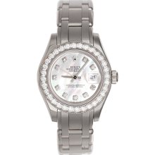 Ladies Rolex Masterpiece/Pearlmaster Watch 80299