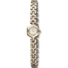 Ladies, Two-tone, Titanium Hexagon Watch by Charles Hubert