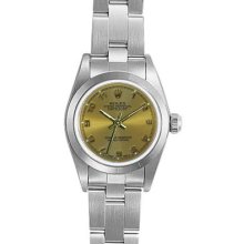 Ladies watch oyster rolex oyster perpetual arabic dial