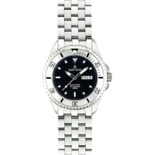 Ladies Women Sartego Spa61 Watch Stainless Steel Automatic Black Dial