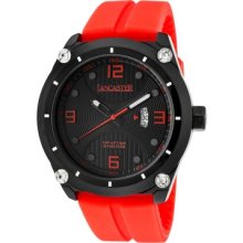 Lancaster Men's Trendy Top-Up Time Round Watch