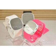 Led Mirror Watch Sport Watches Silicone Led Digital Watch Colourful