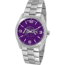 Los Angeles La Lakers Game Time Elite Watch - Stainless Steel W/textured Dial