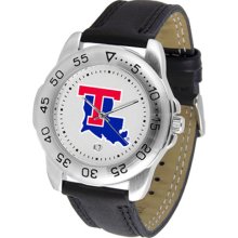 Louisiana Tech Bulldogs NCAA Mens Leather Sports Watch ...