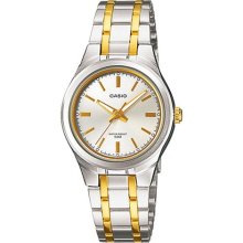 LTP-1310SG-7AV LTP1310SG Casio Ladies Quartz Two Tone Dress Watch