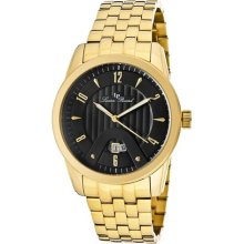 Lucien Piccard Watches Men's Diablons Silver Dial Gold Tone IP Stainle