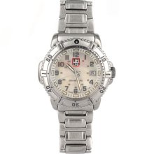 Luminox 7258 Women's Swiss Made SS MOP Dial Dive Watch