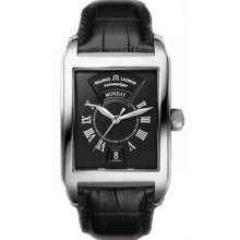 Maurice Lacroix Pontos Rectangulaire Day-Date Stainless Steel Men's Timepiece - PT6137-SS001-31E