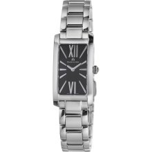 Maurice Lacroix Women's 'Fiaba' Black Dial Stainless Steel Watch