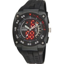 Mens 50m Waterproof Led Double-display Sport Watch