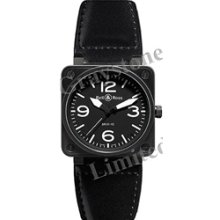 Men's Bell & Ross Instrument BR01-92 Steel Automatic Watch - BR01-92_CaBlkCs