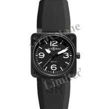 Men's Bell & Ross Instrument BR01-92 Steel Automatic Watch - BR01-92_CaBlkR