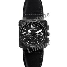 Men's Bell & Ross Instrument BR01-94 Carbon Automatic Watch - BR01-94_CaBlkCs