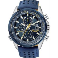 Men's Blue Angels World Chronograph Eco-Drive Radio Controlled Stainless Steel C