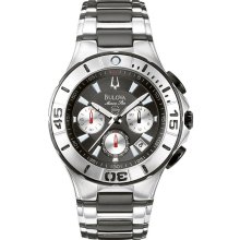 Men's bulova marine star chronograph watch. 98b013