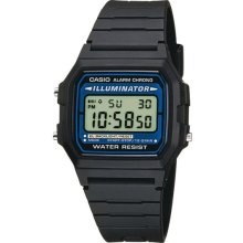 Men's casio casual classic chronograph alarm watch f105w-1a