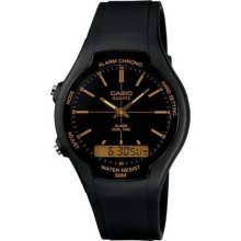 Men's Casio Classic Analog Digital Dual Time Watch AW90H-9E ...