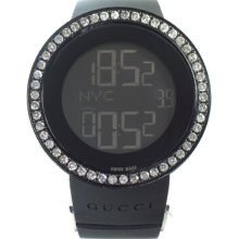 Mens Diamond Digital Gucci Watch Round Cut G Color 8.00ct