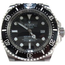 Mens Diamond Rolex Watch Collection Deepsea Sea-Dweller Steel 116660