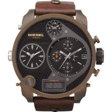Men's diesel sba badass oversized chronograph watch dz7246