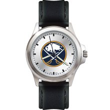 Mens Fantom Buffalo Sabres Watch With Leather Strap