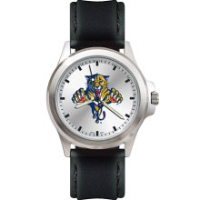 Mens Fantom Florida Panthers Watch With Leather Strap
