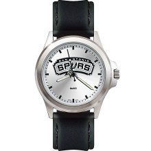 Mens Fantom San Antonio Spurs Watch With Leather Strap