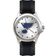 Mens Fantom St. Louis Blues Watch With Leather Strap