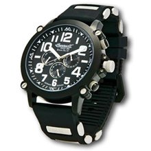 Men's Ingersoll Bison No. 10 Automatic Black Strap Watch with Black Dial (Model: IN1610BBK) ingersoll