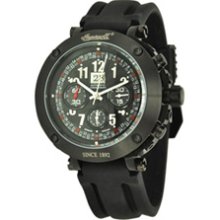 Men's Ingersoll Bison No. 1 Chronograph Automatic Watch with Black Dial (Model: IN6101BBK) ingersoll