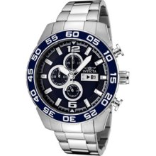Men's Invicta II Blue Dial Chronograph Stainless