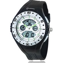Men's Multi-Functional And Chronograph Analog PU - Digital Automatic Wrist Watch
