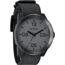 Men's Nixon Corporal Matte Black/Gunmetal Watch