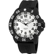 Men's Pro Diver White Dial Black Polyurethane