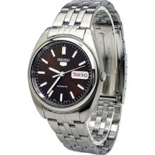 Men's Seiko 5 Automatic Dress Watch Black Dial