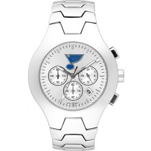 Mens St. Louis Blues Watch - Stainless Steel Hall-Of-Fame