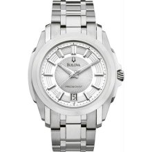 Men's Stainless Steel Precisionist Longwood Quartz Silver Tone Dial